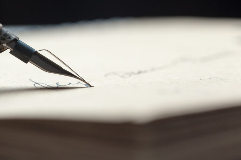 papel para pluma estilografica